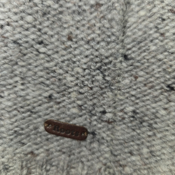 Roots Canada Womens XS Sweater Tan Oatmeal Heathered Knit Wool Alpaca Jumper - Picture 5 of 12